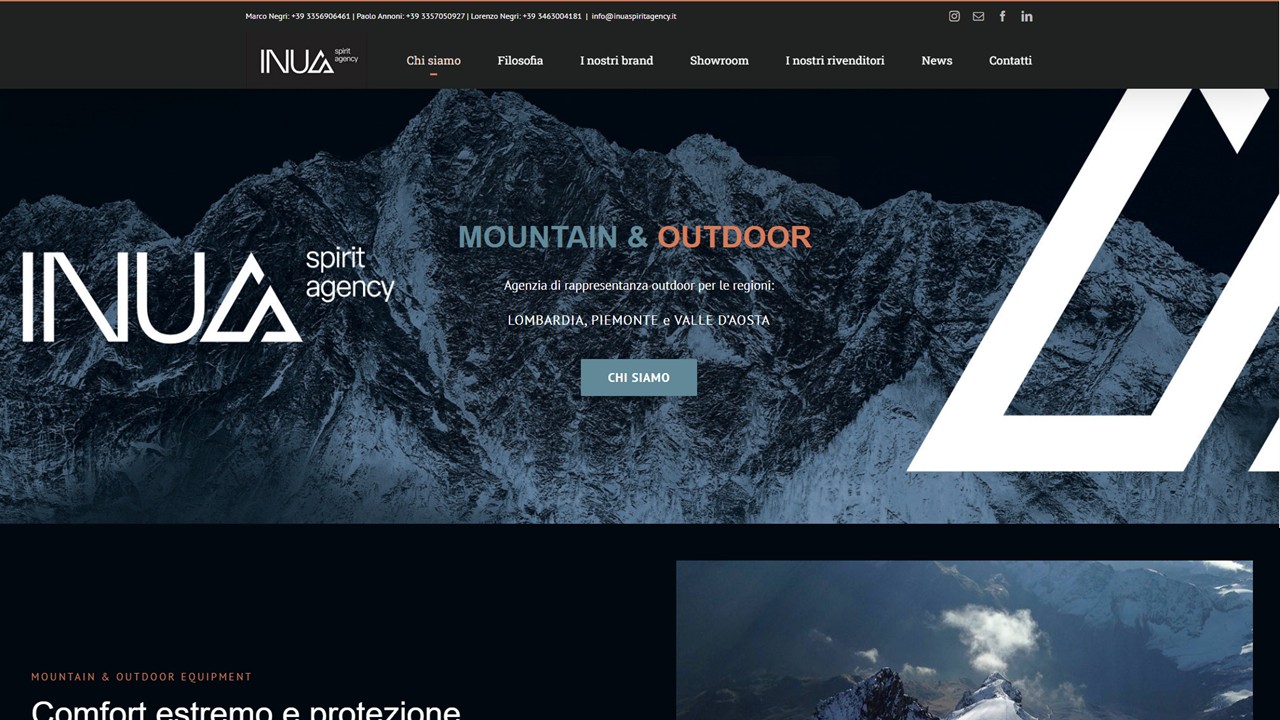 Inua Spirit Agency nuovo sito web